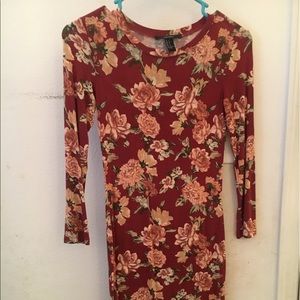 Red floral Dress